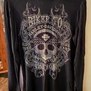 Harley-Davidson Black Graphic Women’s Shirt